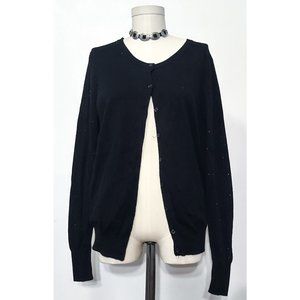 Plus Size George Black Cardigan